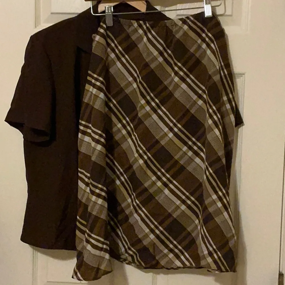 Vintage 18 washable lightweight skirt and suit jacket EUC - Picture 6 of 7